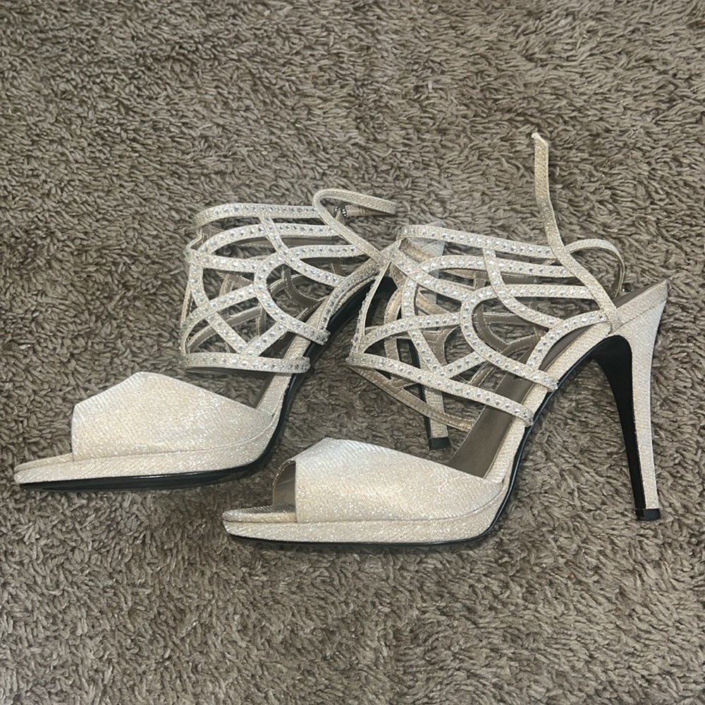 Gold & Silver Sparkle Heels